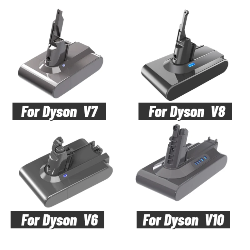 2023 Upgrade 21.6V Batterie for Dyson V6 V7 V8 V10 Series SV12 DC62 SV11 sv10 Handheld Vacuum Cleaner Spare battery
2023 Upgrade 21.6V Batterie for Dyson V6 V7 V8 V10 Series SV12 DC62 SV11 sv10 Handheld Vacuum Cleaner Spare battery