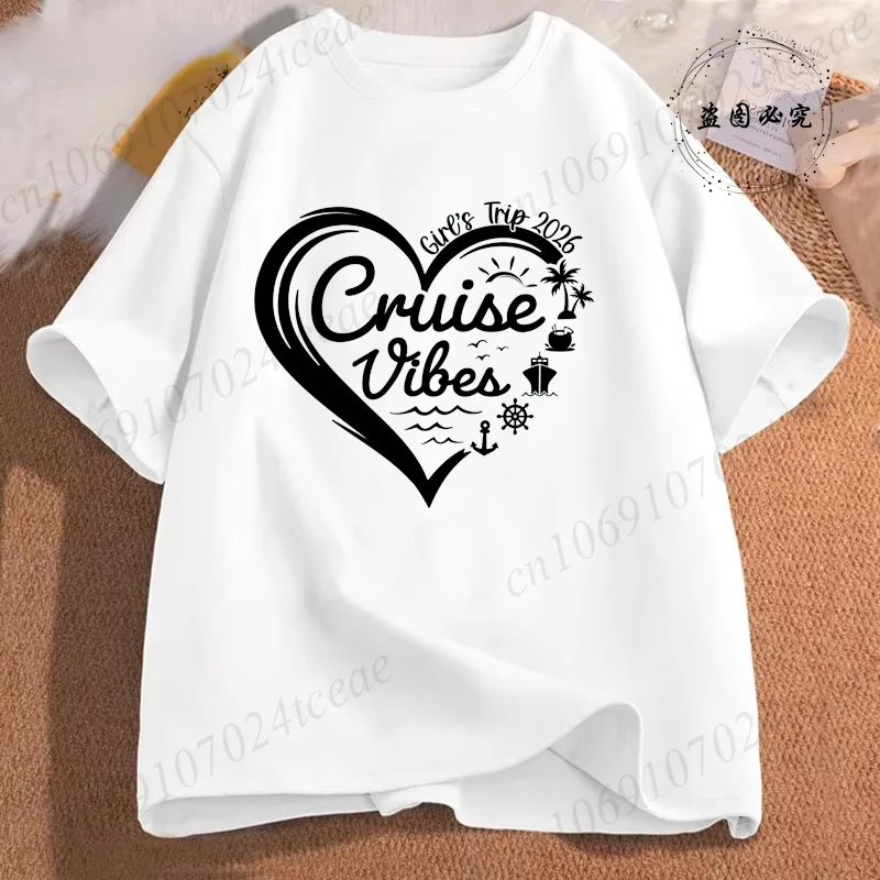 تي شيرتات للبنات بتصميم كروز 2026، قمصان رحلات البنات، تي شيرتات العطلات، تي شيرتات فريق الرحلات البحرية، ملابس نسائية بأكمام قصيرة، بلوزات سفر تي شيرتات للبنات بتصميم كروز 2026، قمصان رحلات البنات، تي شيرتات العطلات، تي شيرتات فريق الرحلات البحرية، ملابس نسائية بأكمام قصيرة، بلوزات سفر