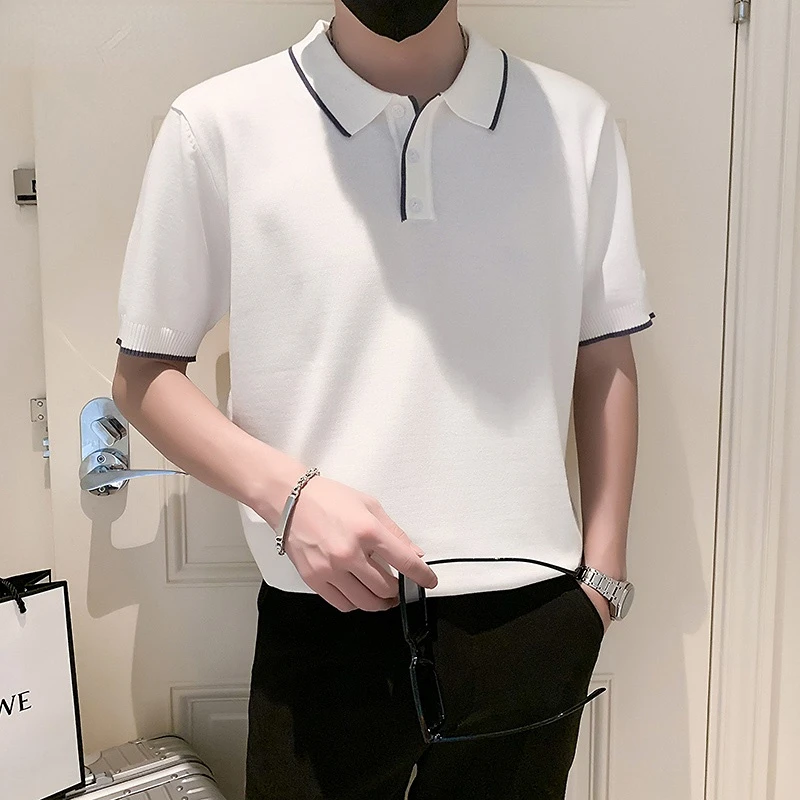Brand Summer Mens Short Sleeve Polo Shirts Fashion Lapel Male Tops Printed Casual Polos Para Hombre Streetwear Clothes T21
Brand Summer Mens Short Sleeve Polo Shirts Fashion Lapel Male Tops Printed Casual Polos Para Hombre Streetwear Clothes T21