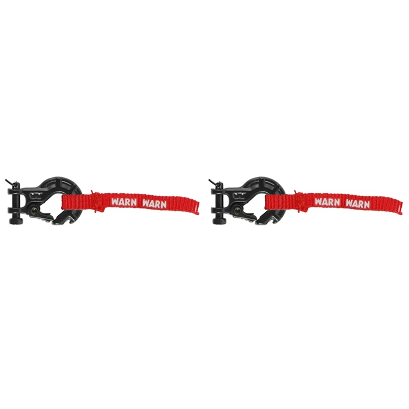 2X RC Car Winch Hook With Winch Pull Strap Tags Decoration For 1/10 RC Crawler Car Axial SCX10 Traxxas TRX4 RC4WD,1
2X RC Car Winch Hook With Winch Pull Strap Tags Decoration For 1/10 RC Crawler Car Axial SCX10 Traxxas TRX4 RC4WD,1