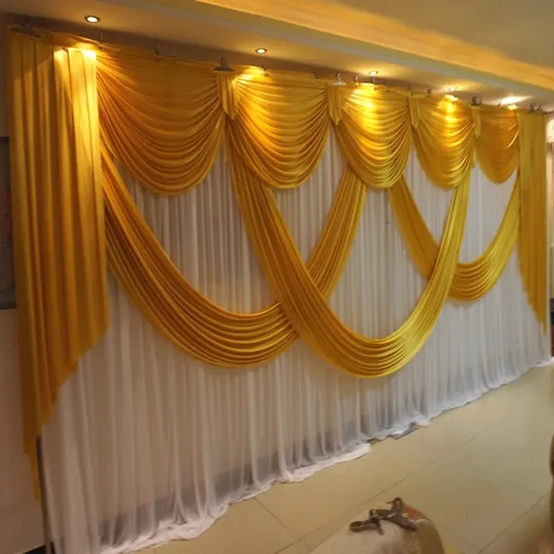 New Arrival 3 X 6 m Wedding Backdrop Centerpiece Swags Party Curtain Celebration Stage Backdrop Drapes Decoration Supplies
New Arrival 3 X 6 m Wedding Backdrop Centerpiece Swags Party Curtain Celebration Stage Backdrop Drapes Decoration Supplies