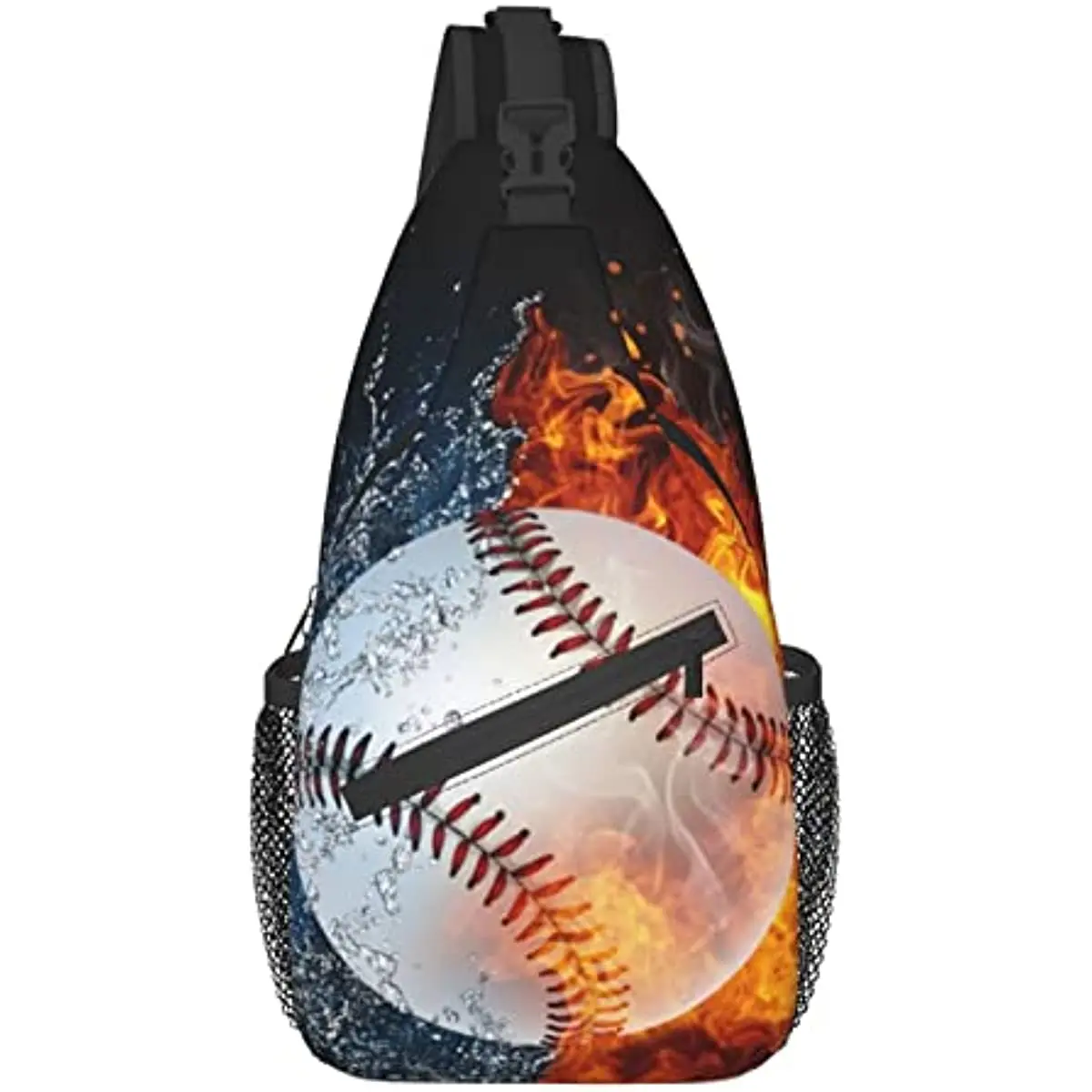 Sling Bag Baseball Fire Water Sport Hiking Daypack Crossbody Shoulder Backpack Travel Chest Pack for Men Women
Sling Bag Baseball Fire Water Sport Hiking Daypack Crossbody Shoulder Backpack Travel Chest Pack for Men Women