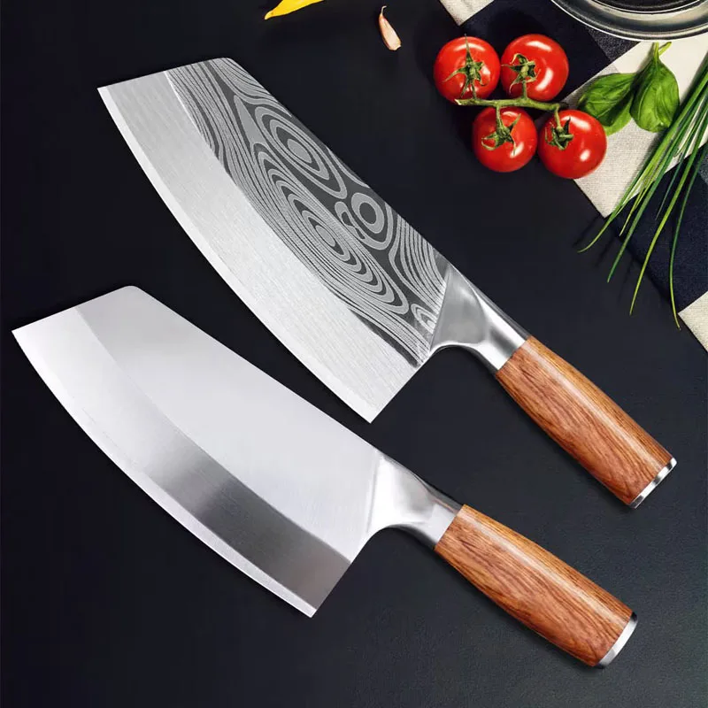 Kitchen Knife Damascus Laser Pattern Chinese Chef Knife Stainless Steel Butcher Meat Chopping Cleaver Knife Vegetable Cutter
Kitchen Knife Damascus Laser Pattern Chinese Chef Knife Stainless Steel Butcher Meat Chopping Cleaver Knife Vegetable Cutter