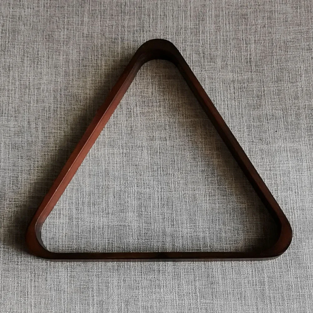 

Треугольная стойка для бильярда 2-1/4, треугольная стойка для 8-шариковых шариков, 57,2 мм, стандартный деревянный Прочный Штатив для бассейна, аксессуары для снукера и шариков
