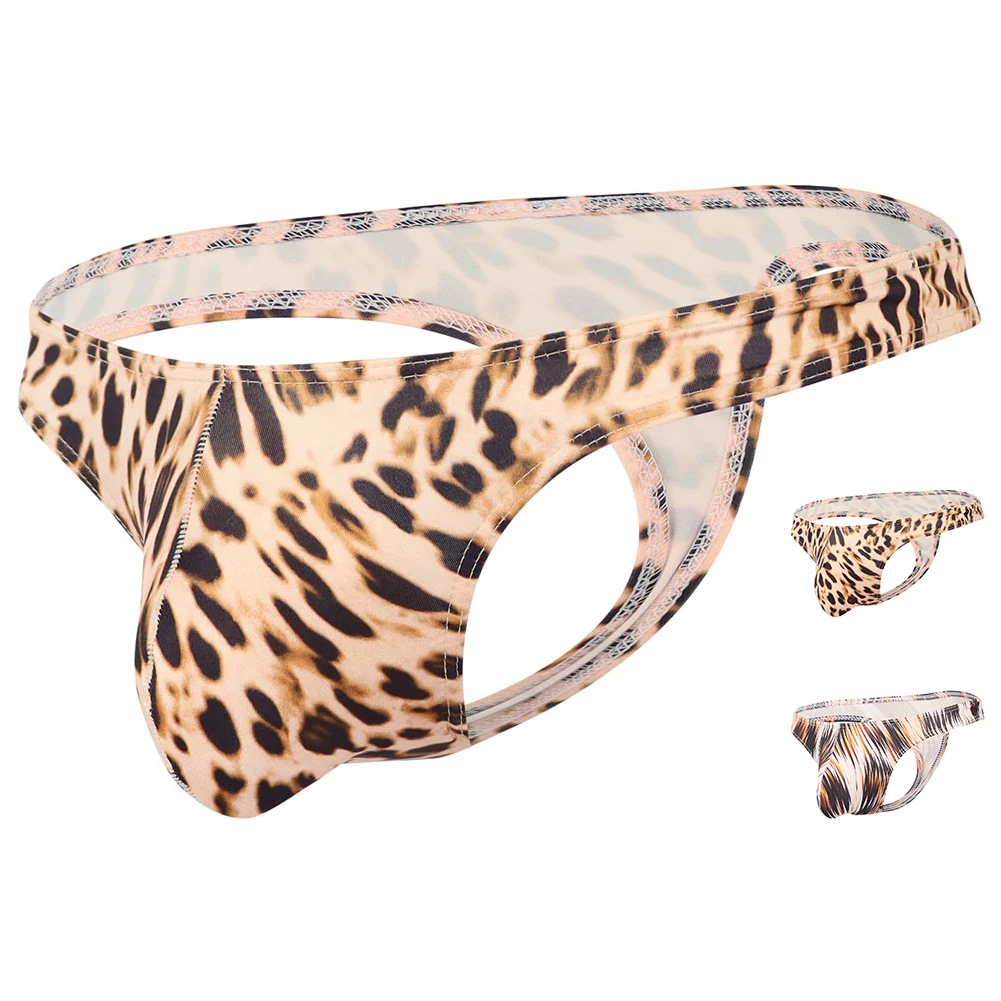 Leopard Men Sexy Underware G-String Bugle Pouch Thong Briefs Thong Lingerie Seamless Underwear Bikini Underpants Tanga Hombre
Leopard Men Sexy Underware G-String Bugle Pouch Thong Briefs Thong Lingerie Seamless Underwear Bikini Underpants Tanga Hombre