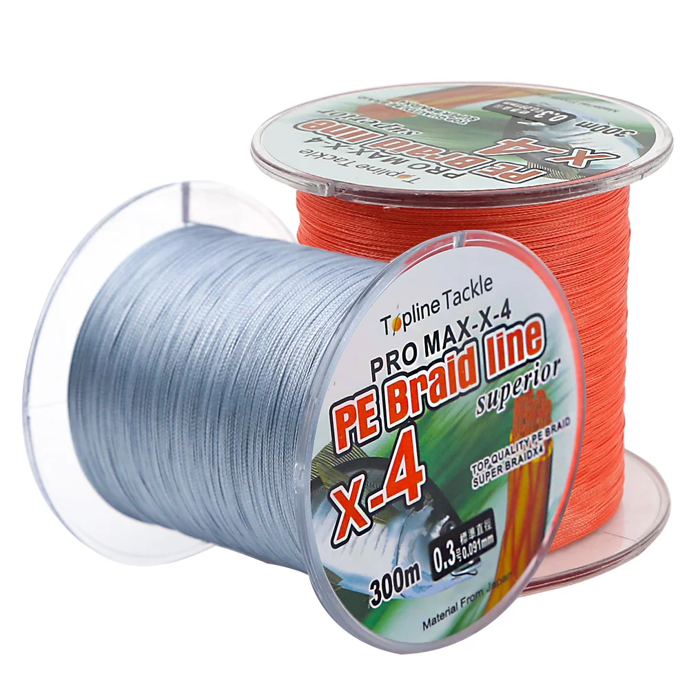 

4 Strands Fishing Braided Line for Fishing Multicolor 300m PE Line 100m 0.3mm Fly Carp Fishing Line Braided 100lb For Freshwater