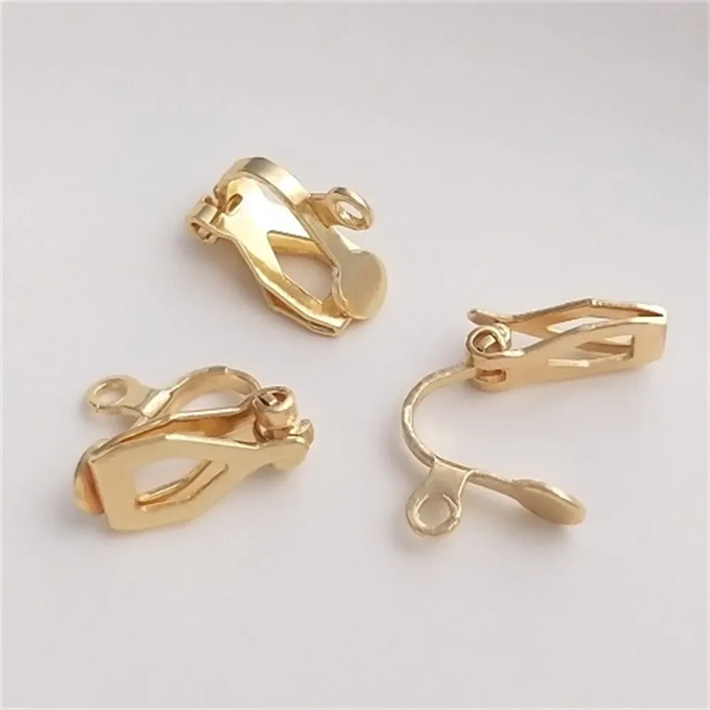 14K Gold-plated Ear Holes with Lug Clip Elastic Triangle Clip Handmade Diy Earrings Ear Jewelry Material Accessories E127
14K Gold-plated Ear Holes with Lug Clip Elastic Triangle Clip Handmade Diy Earrings Ear Jewelry Material Accessories E127