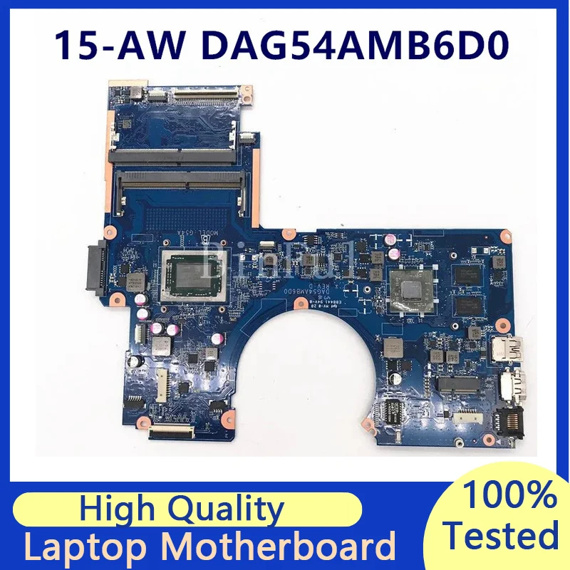 

Mainboard For HP Pavilion 15-AW DAG54AMB6D0 Laptop Motherboard 216-0864032 With AMD A10-9600P CPU 100% Fully Tested Working Well