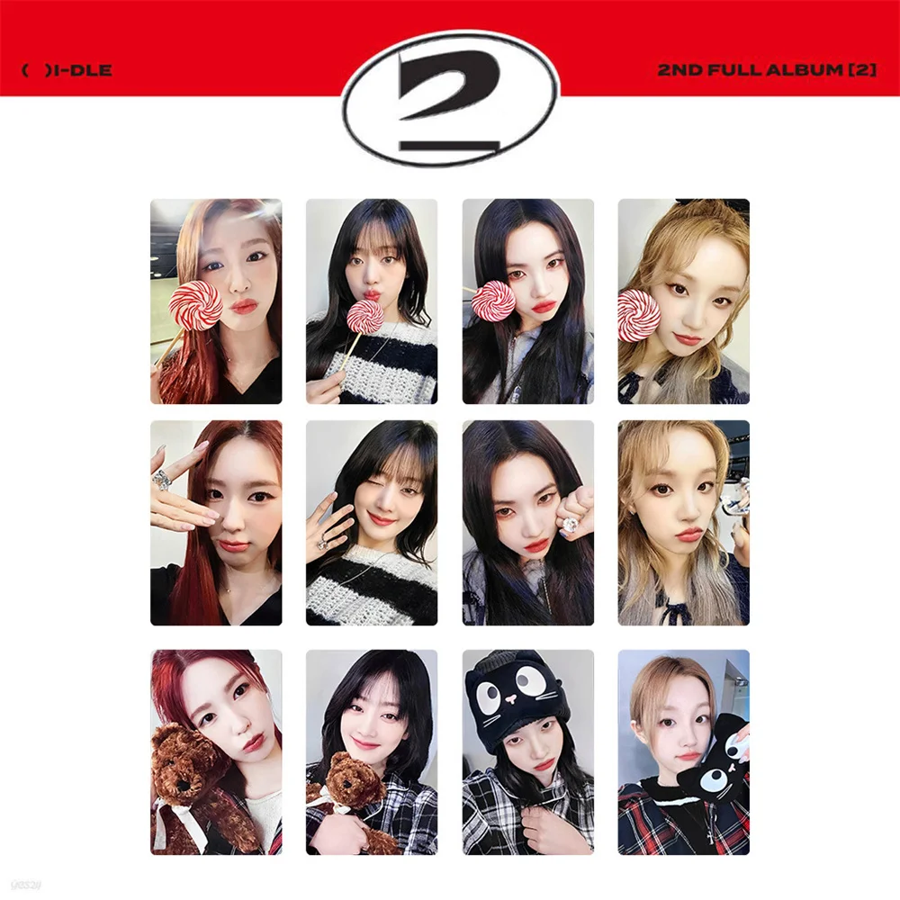

4PCS KPOP (G) I-DLE Regular Second Album MS8 Special Card Soyeon Miyeon Minnie Yuqi Shuhua Peripheral Photo Cards Postcard