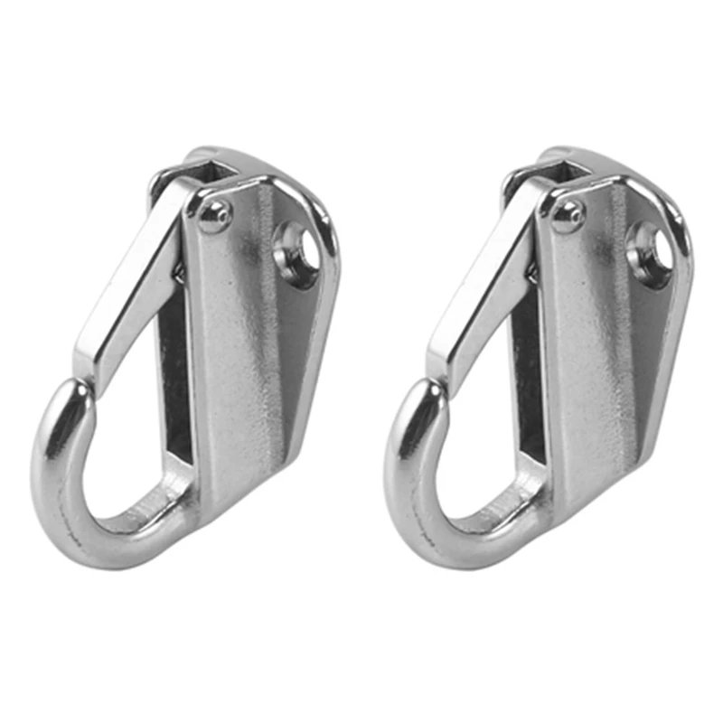 Marine Boat Fender-Hooks Stainless Steel Spring Snap Type Fender-Fending Hook Hanger 2 Pcs
Marine Boat Fender-Hooks Stainless Steel Spring Snap Type Fender-Fending Hook Hanger 2 Pcs