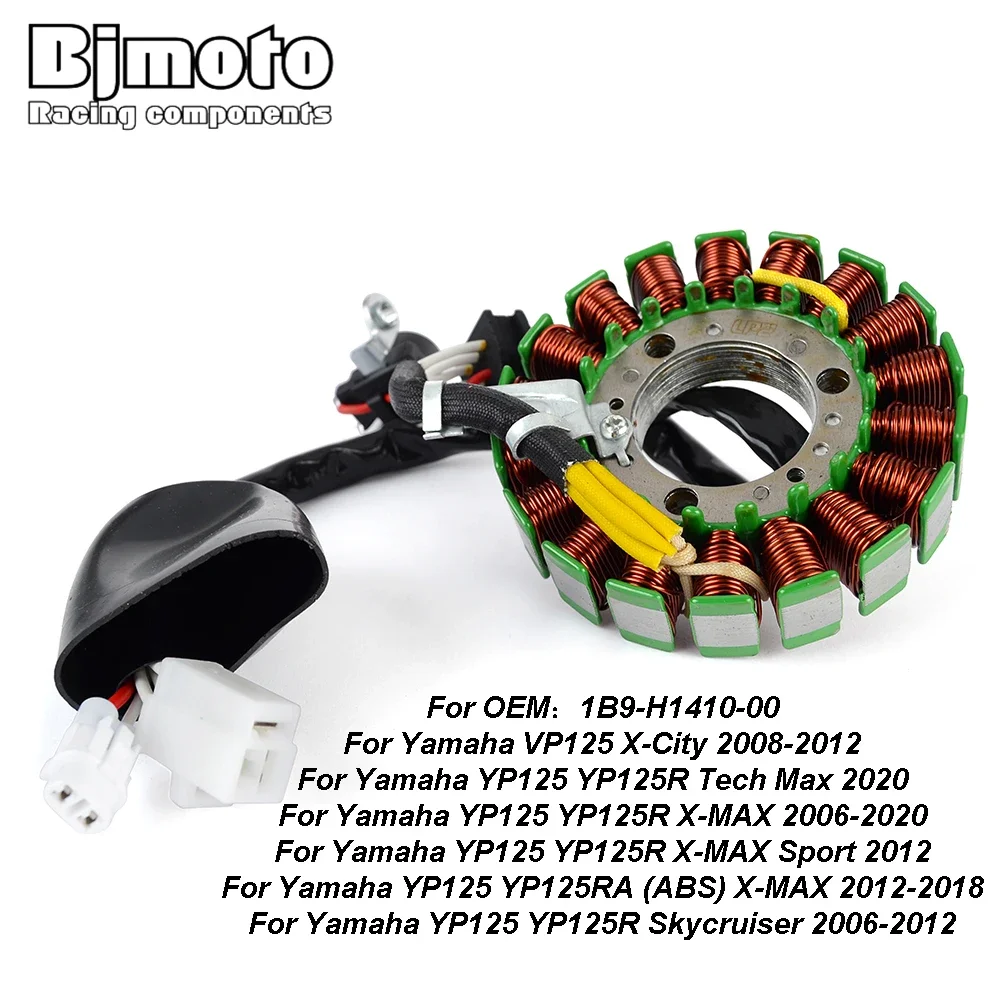 Motorcycle Generator Stator Coil For Yamaha VP125 X-City 2008-2012 YP125 YP125R Tech Max 2020 X-MAX 2006-2020
Motorcycle Generator Stator Coil For Yamaha VP125 X-City 2008-2012 YP125 YP125R Tech Max 2020 X-MAX 2006-2020
