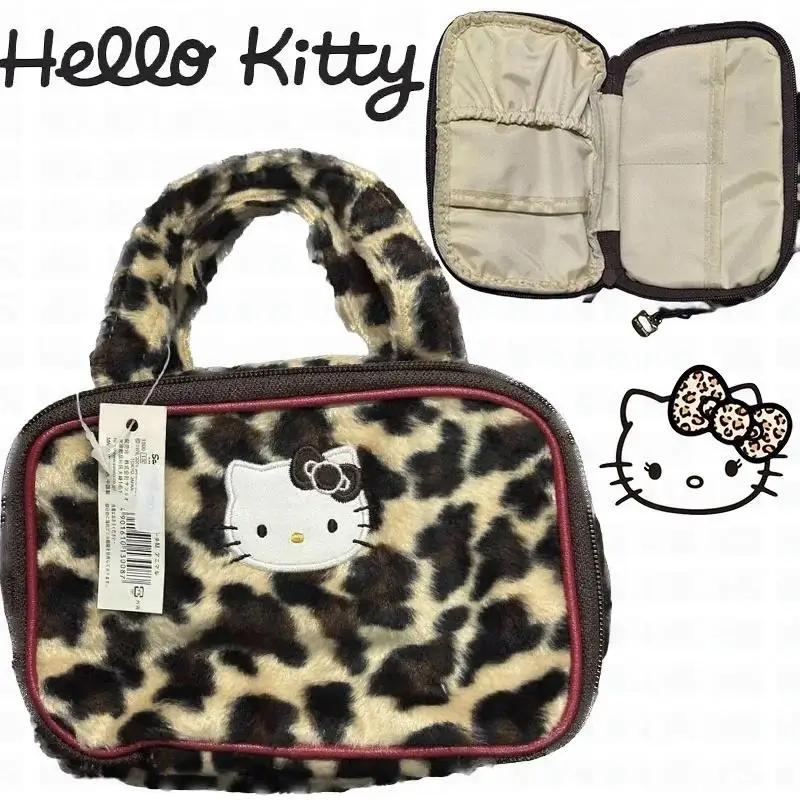 Sanrio Hello Kitty Kawaii Leopard Print Makeup Bag Cosmetic Organizer High Capacity Outdoor Girl Storage Case Peripheral Gifts
Sanrio Hello Kitty Kawaii Leopard Print Makeup Bag Cosmetic Organizer High Capacity Outdoor Girl Storage Case Peripheral Gifts