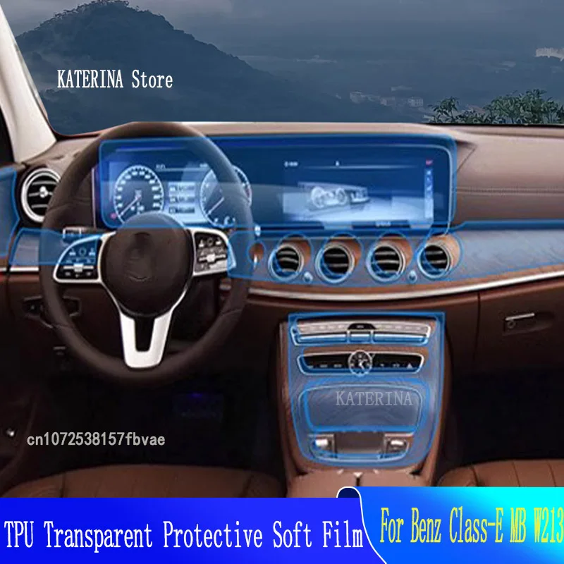 For Benz Class-E MB W213(2016-2018)Car GPS Navigation Protective LCD TPU Screen Protector Anti-Scratch Film Fitting PPF
For Benz Class-E MB W213(2016-2018)Car GPS Navigation Protective LCD TPU Screen Protector Anti-Scratch Film Fitting PPF