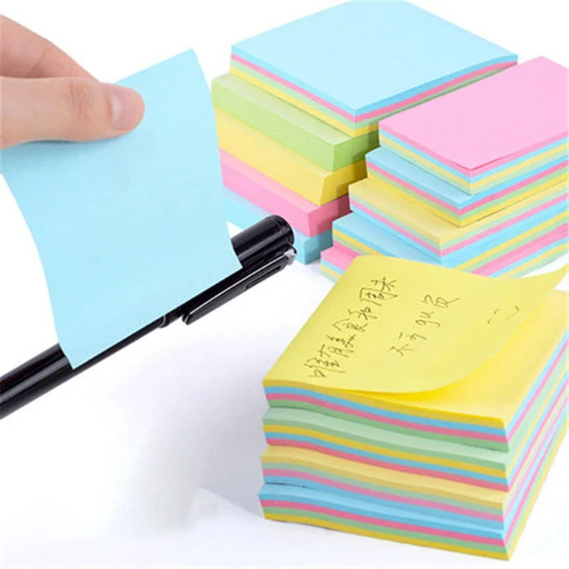 

Блокнот для записей на 100 страниц, небольшой карманный блокнот, креативные самоклеящиеся блокноты: офисные канцелярские принадлежности для блокнота