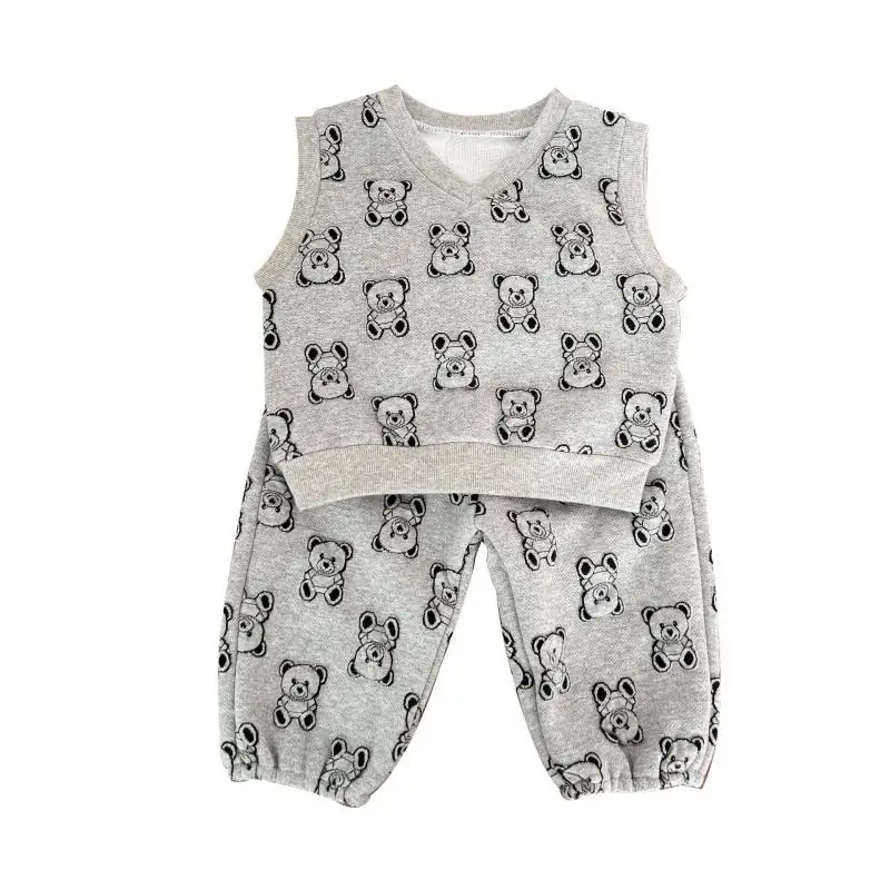 Spring and Autumn 2Pcs Children Sets Kids Clothes Vest Suit Children Clothing Baby Cotton Pant Tank Top Boys Girls Suit 6-24M
Spring and Autumn 2Pcs Children Sets Kids Clothes Vest Suit Children Clothing Baby Cotton Pant Tank Top Boys Girls Suit 6-24M
