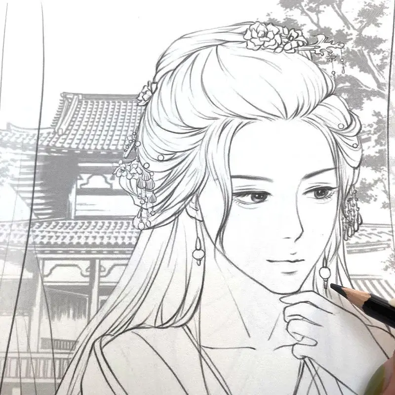 ancient character line drawing collection coloring coloring picture book decompression healing secret garden coloring book
ancient character line drawing collection coloring coloring picture book decompression healing secret garden coloring book