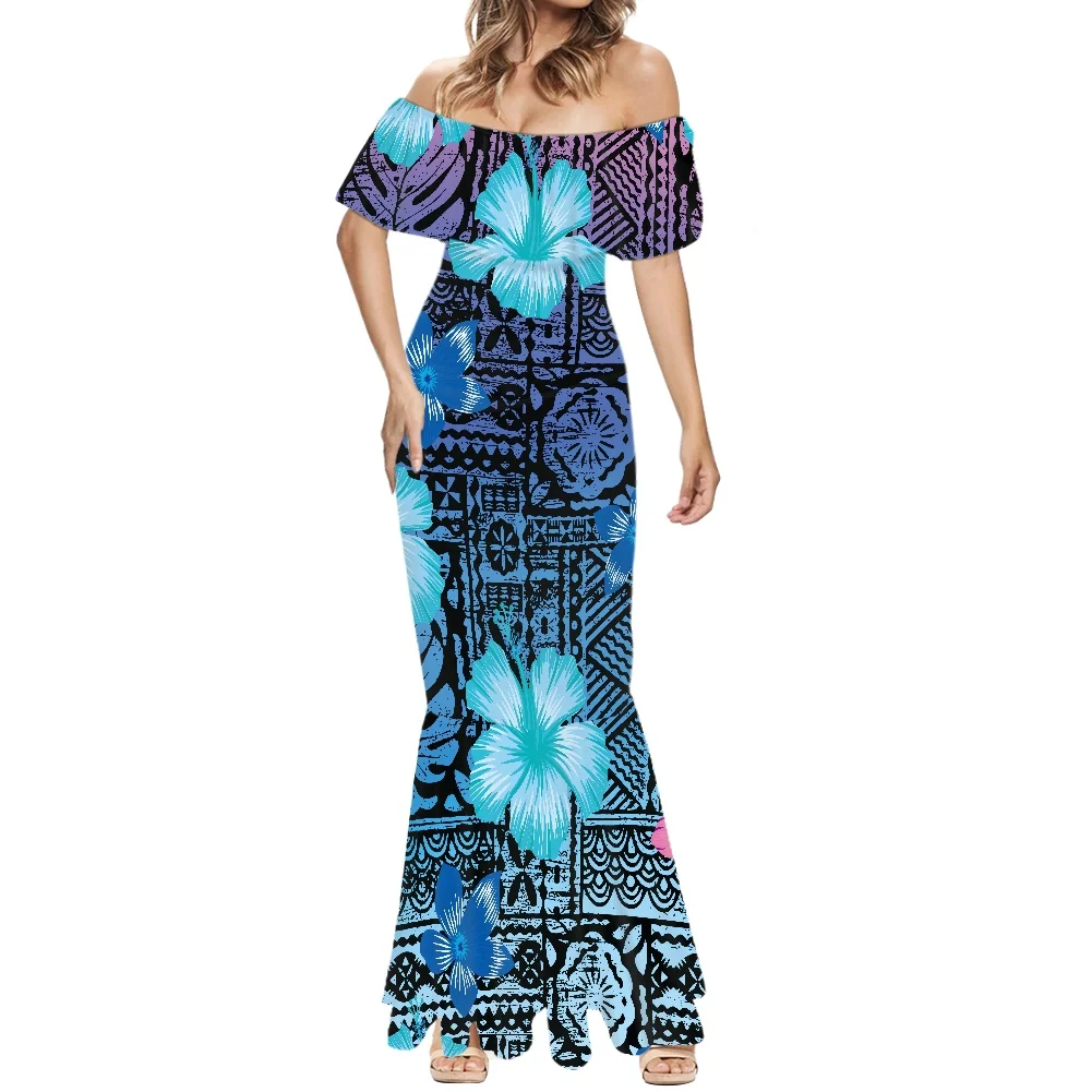 Cumagical 2022 New Fashion Off Shoulder Bodycon Wedding Dress Samoan Style Polynesian Traditional Summer Long Women Dress
Cumagical 2022 New Fashion Off Shoulder Bodycon Wedding Dress Samoan Style Polynesian Traditional Summer Long Women Dress