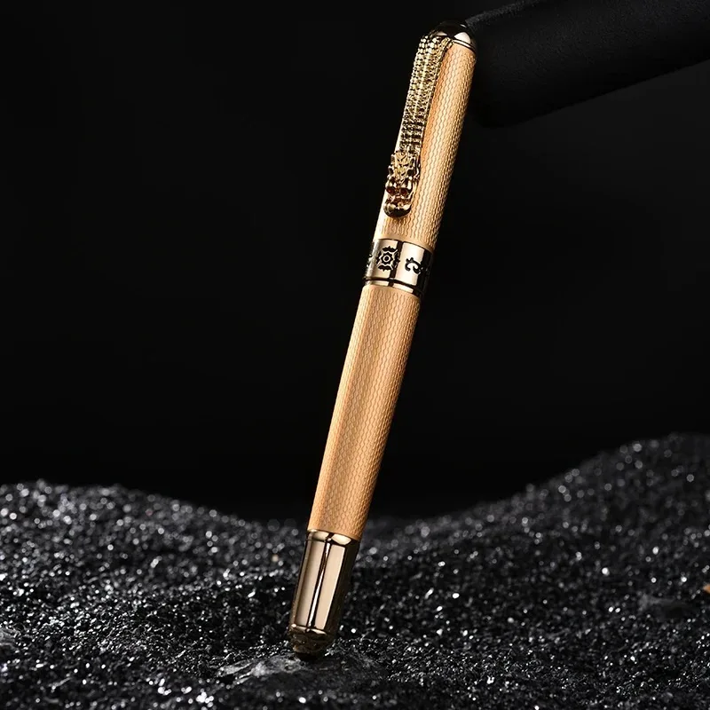 Jinhao Vintage Luxurious Fountain Pen Beautiful Ripple with Dragon Clip, Noble Silver Metal Carving Ink Pens Collection
Jinhao Vintage Luxurious Fountain Pen Beautiful Ripple with Dragon Clip, Noble Silver Metal Carving Ink Pens Collection