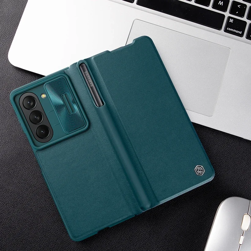 NILLKIN for Samsung Galaxy Z Fold 5 Qin Pro leather case protective anti fall Business style flip phone case cover for Z Fold5
NILLKIN for Samsung Galaxy Z Fold 5 Qin Pro leather case protective anti fall Business style flip phone case cover for Z Fold5
