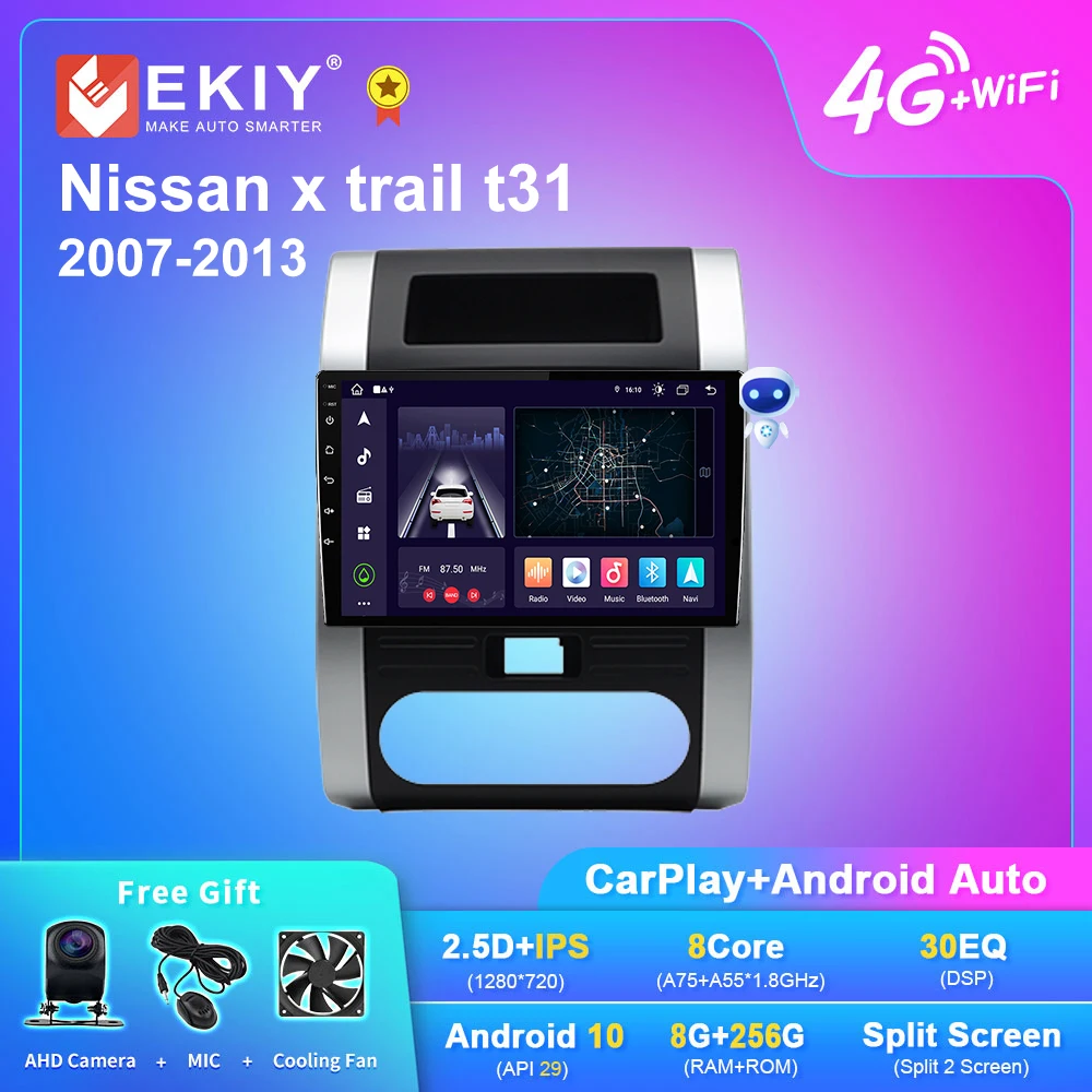 EKIY X7 Android 10 Car Radio For Nissan x trail t31 2007-2013 Navi GPS Carplay Auto Multimedia Video Player Stereo No 2 din DVD
EKIY X7 Android 10 Car Radio For Nissan x trail t31 2007-2013 Navi GPS Carplay Auto Multimedia Video Player Stereo No 2 din DVD