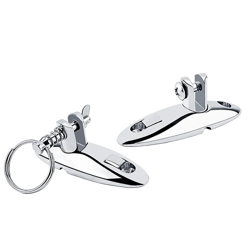 

Stainless Steel 316 Heavy Duty 360 Degrees Swivel Quick Release Boat Bimini Top Deck Hinge Marine Hardware Accessories