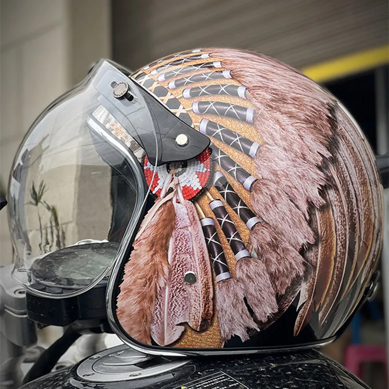 2022 New Open Face 3/4 Motorcycle Helmet Retro Vintage Motorbike Helm Moto Bike Motocross Helmets
2022 New Open Face 3/4 Motorcycle Helmet Retro Vintage Motorbike Helm Moto Bike Motocross Helmets