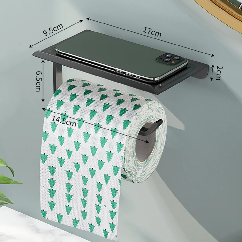 Toilet Paper Holder Stand Bathroom Punch-Free Wall Mount Tissue Phone Debris Rack Towel Roll Shelf Kitchen Hanging Storage Hook
Toilet Paper Holder Stand Bathroom Punch-Free Wall Mount Tissue Phone Debris Rack Towel Roll Shelf Kitchen Hanging Storage Hook