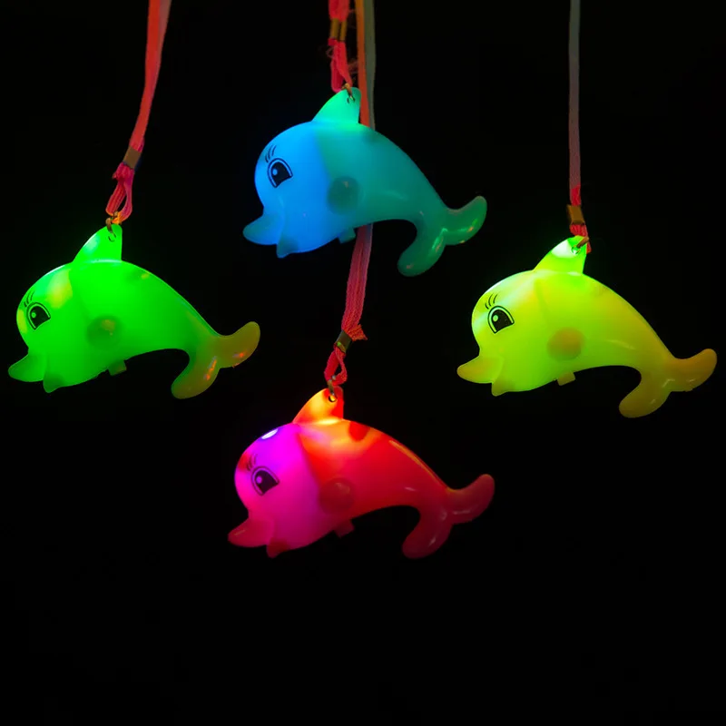 30pcs Toys LED Blinking Dolphin Necklace Flash Lights Pendant Glow Party Supplies Birthday Gift Christmas
30pcs Toys LED Blinking Dolphin Necklace Flash Lights Pendant Glow Party Supplies Birthday Gift Christmas