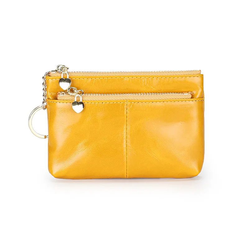 Fashion Vintage Women Coin Purse Genuine Leather Zipper Small Oil Cowhide Wallet
Fashion Vintage Women Coin Purse Genuine Leather Zipper Small Oil Cowhide Wallet