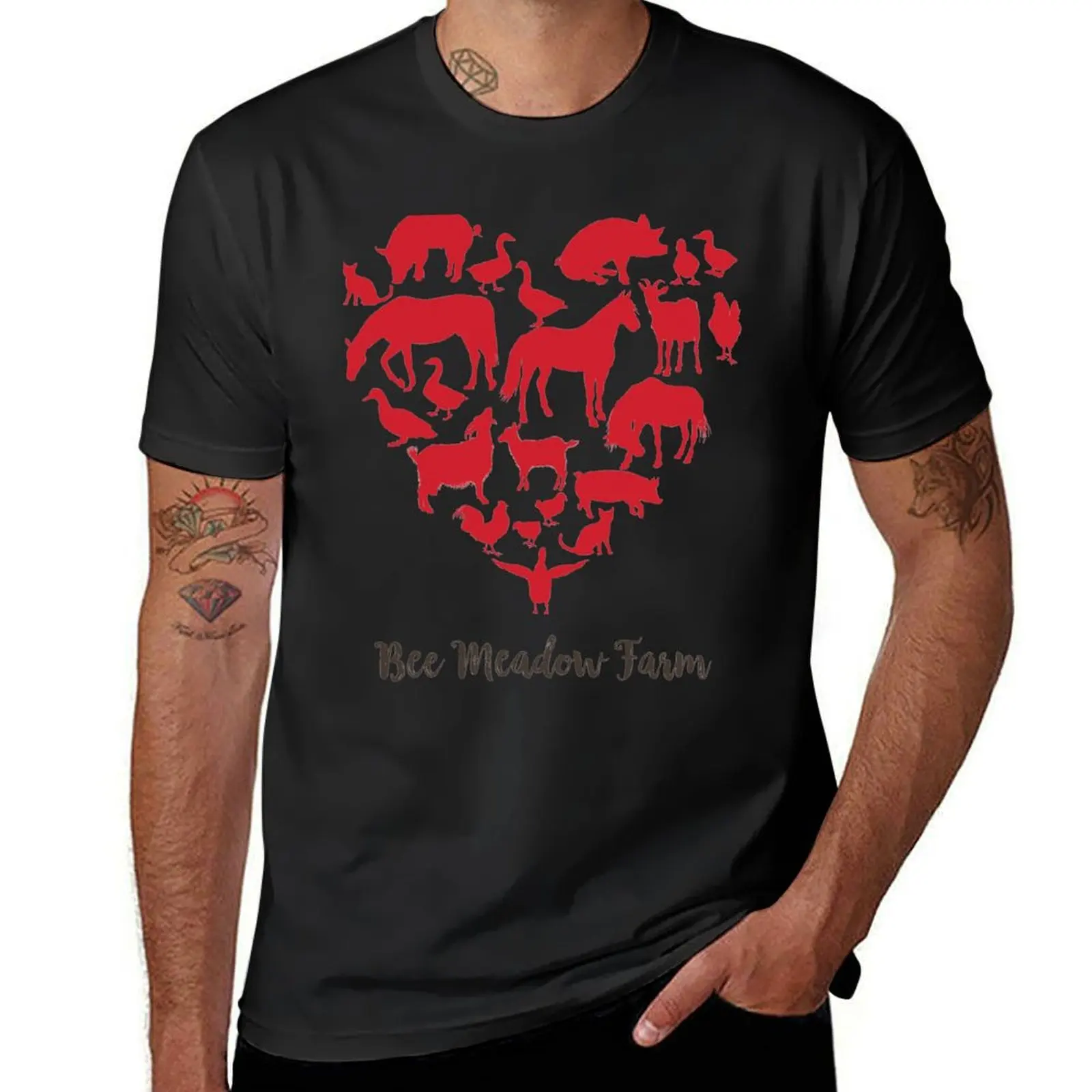 We Love Animals at Bee Meadow Farm T-shirt summer tops vintage clothes plus size tops t shirts for men pack
We Love Animals at Bee Meadow Farm T-shirt summer tops vintage clothes plus size tops t shirts for men pack