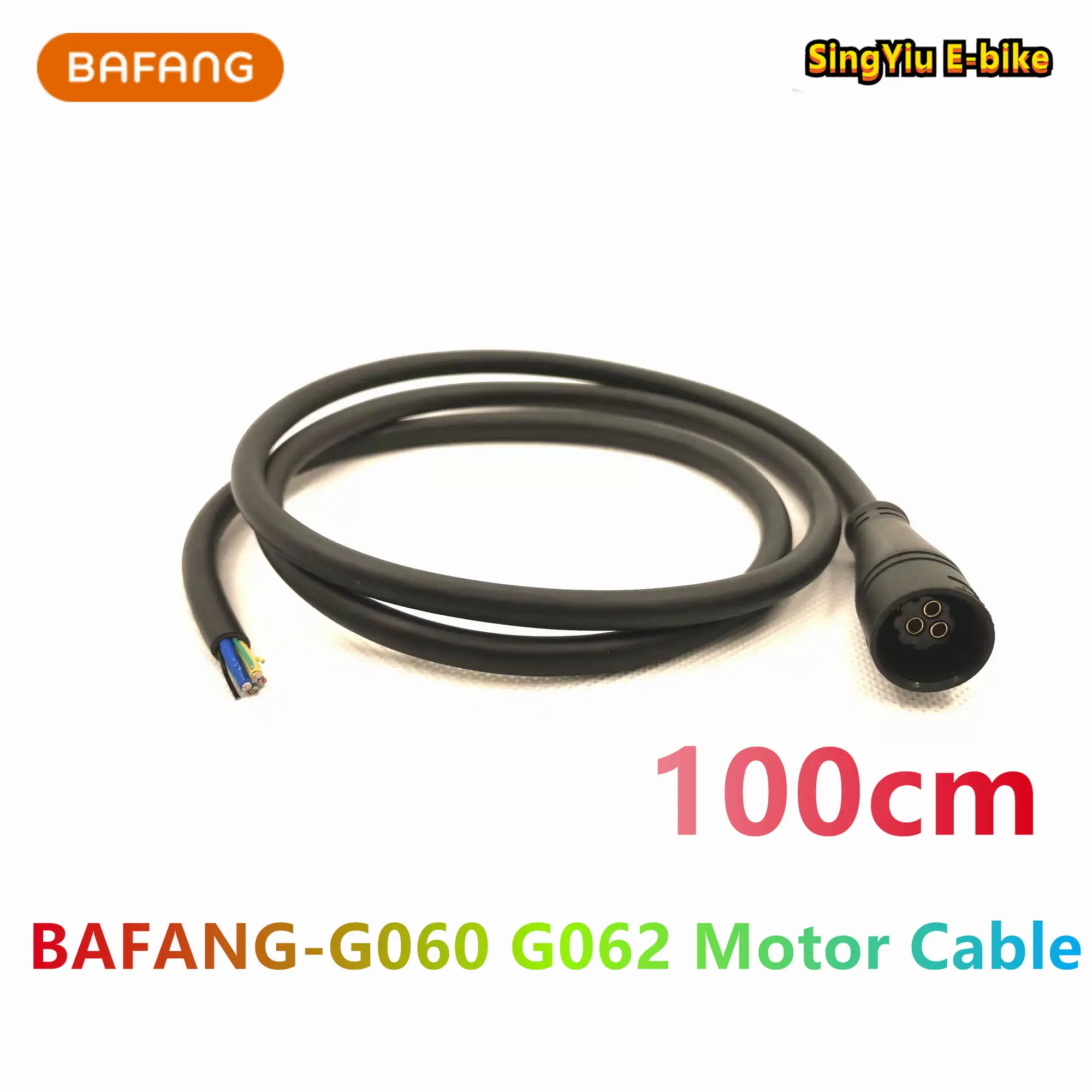 SING YIU E-BIKE BaFang G060 G062 Motor Cable 100cm Extension Cable HIGO Fat Motor Cable
SING YIU E-BIKE BaFang G060 G062 Motor Cable 100cm Extension Cable HIGO Fat Motor Cable
