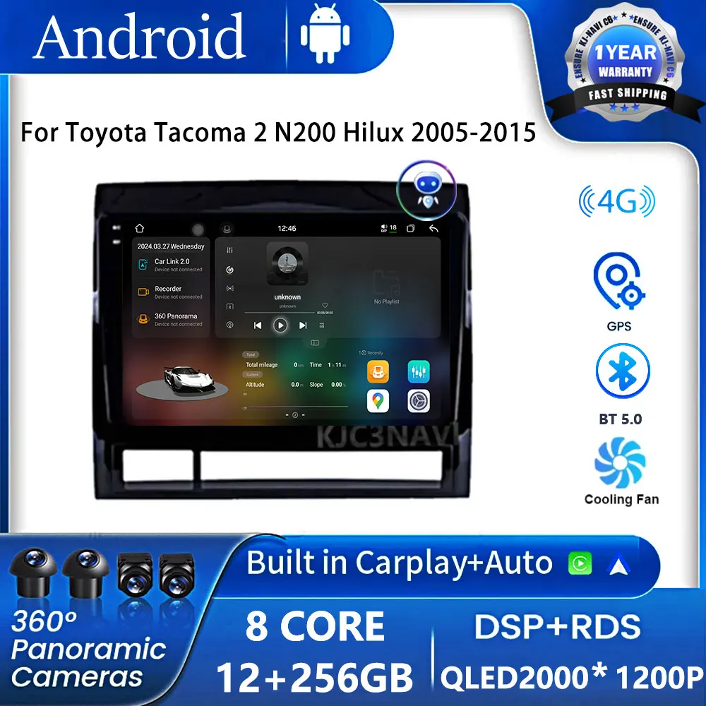 Автомагнитола Carplay для Toyota, мультимедийный видеоплеер на Android 14 с GPS, Wi-Fi, 4G, для Toyota Tacoma 2 N200 Hilux 2005-2015
Автомагнитола Carplay для Toyota, мультимедийный видеоплеер на Android 14 с GPS, Wi-Fi, 4G, для Toyota Tacoma 2 N200 Hilux 2005-2015