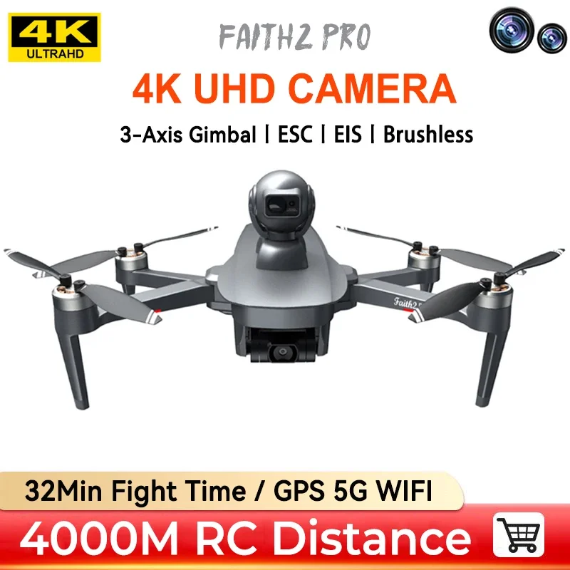 C-fly Faith 2pro Drone With 4k Hd Camera 3-axis Gimbal 5g Wifi Obstacle Avoidance Flight 32min Fpv Rc Quadcopte Dron Uav Kid Toy
C-fly Faith 2pro Drone With 4k Hd Camera 3-axis Gimbal 5g Wifi Obstacle Avoidance Flight 32min Fpv Rc Quadcopte Dron Uav Kid Toy