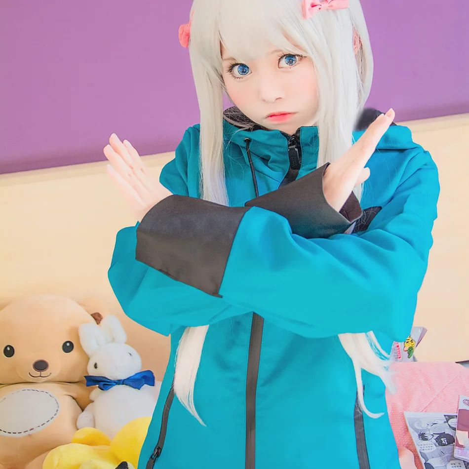Girls Green Cute Long Hooded Trench Coat Japanese Comic Anime Erotic Manga Teacher Izumi Sagiri Cosplay Costume Ladies Uniform
Girls Green Cute Long Hooded Trench Coat Japanese Comic Anime Erotic Manga Teacher Izumi Sagiri Cosplay Costume Ladies Uniform