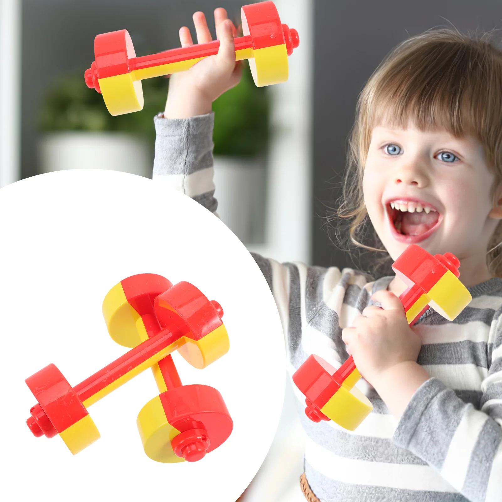 Toys Kids Toy Outdoor Exercise Barbells Children Gym Fitness Plastic Dumbbells Barbell Equipment Dumbbell Playsets Workout
Toys Kids Toy Outdoor Exercise Barbells Children Gym Fitness Plastic Dumbbells Barbell Equipment Dumbbell Playsets Workout