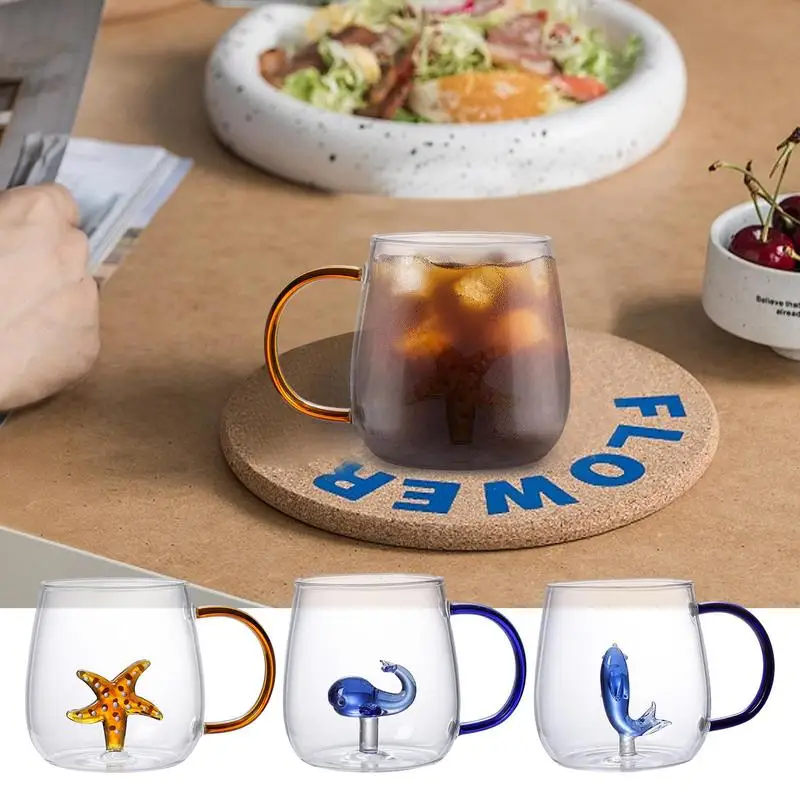 3D Coffee Mug Cartoon Animal Shape Drinking Cup Transparent Cup With Cute Figurine Inside Coffee Milk Tea Cups Kitchen Supplies
3D Coffee Mug Cartoon Animal Shape Drinking Cup Transparent Cup With Cute Figurine Inside Coffee Milk Tea Cups Kitchen Supplies