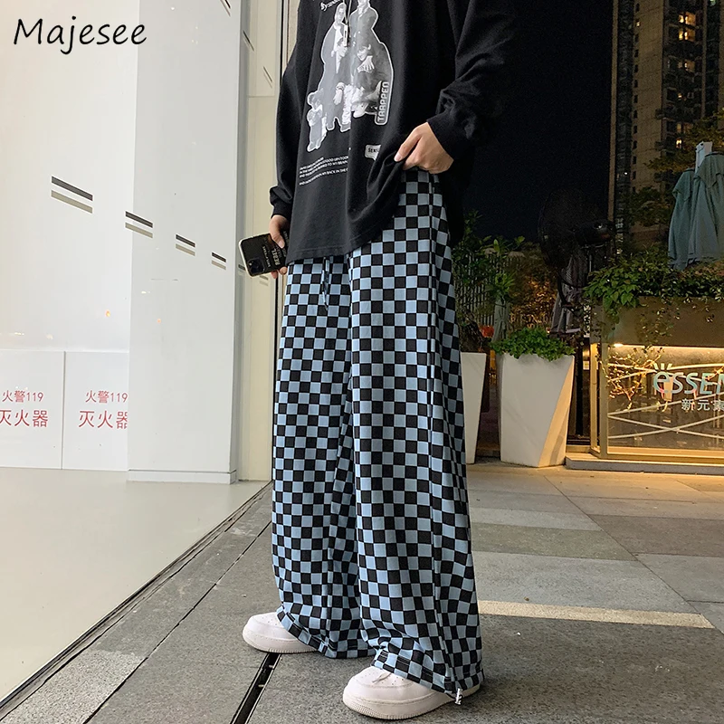Men Casual Pants Loose Plaid Design Fashion Korean Style College All-match Spring New Popular Bottoms Harajuku Ins Drawstring
Men Casual Pants Loose Plaid Design Fashion Korean Style College All-match Spring New Popular Bottoms Harajuku Ins Drawstring