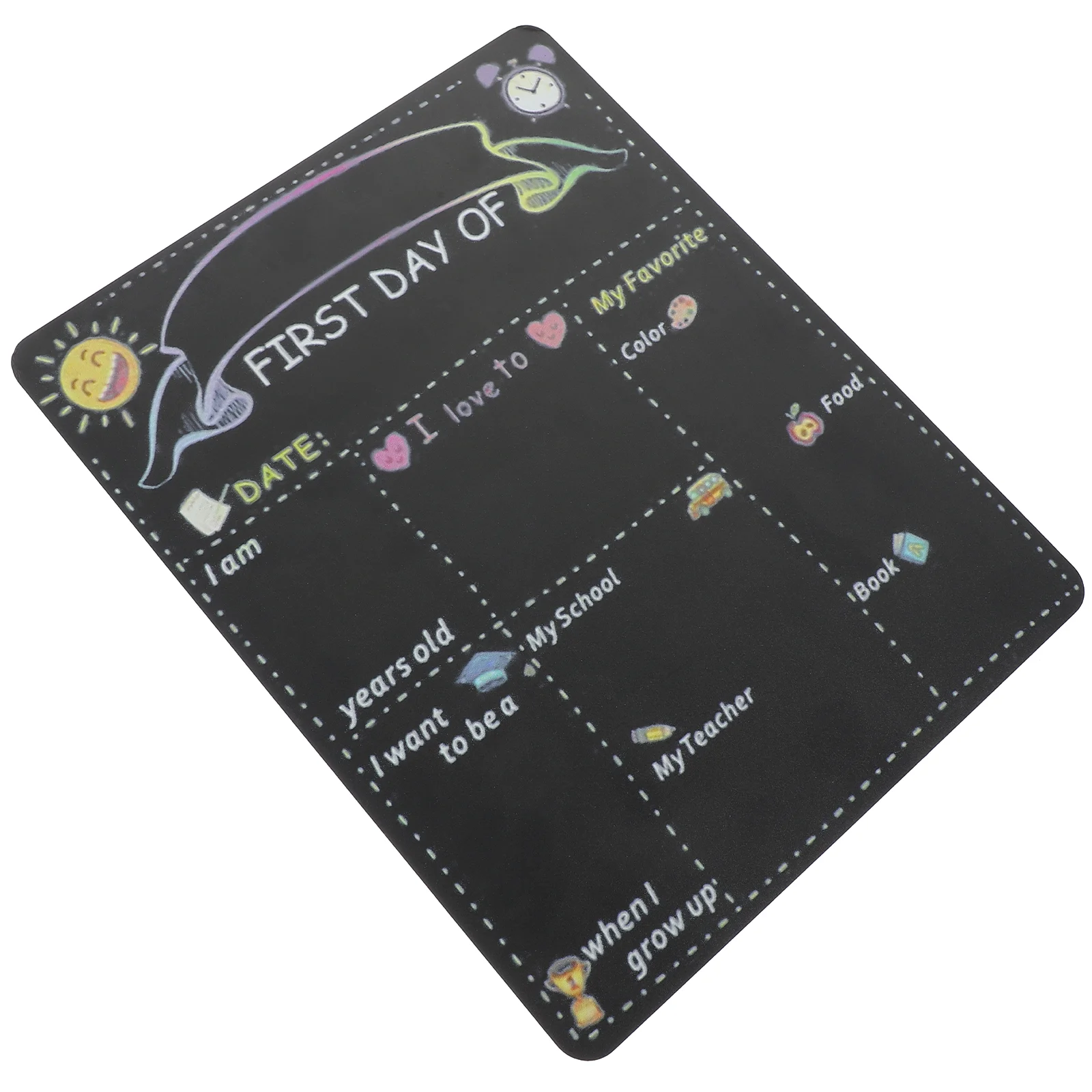 Message Board School Blackboard Student Emblems Wood Small Chalkboard for Preschool
Message Board School Blackboard Student Emblems Wood Small Chalkboard for Preschool