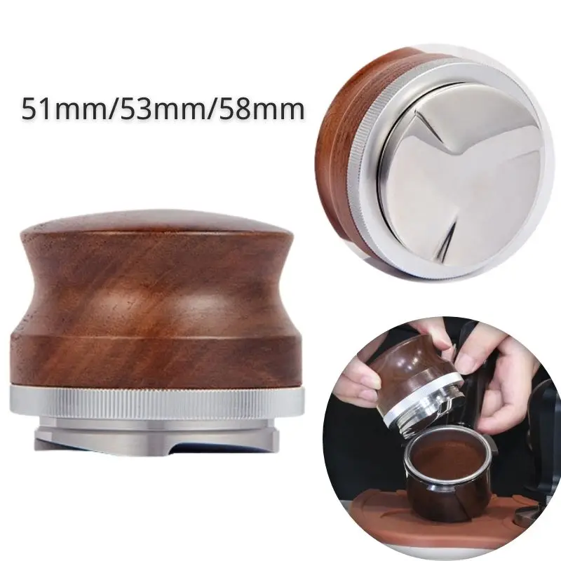 51/53/58MM Espresso Coffee Distributor Coffee Powder Hammer Tamper Machine 304 Stainless Steel Convex Base Barista Leveler Tool 
51/53/58MM Espresso Coffee Distributor Coffee Powder Hammer Tamper Machine 304 Stainless Steel Convex Base Barista Leveler Tool