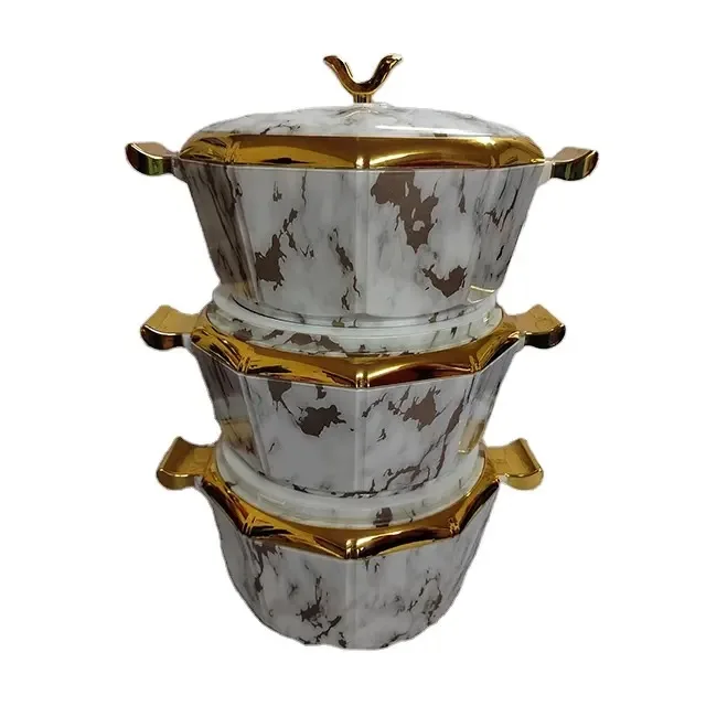 Colored Round Luxury Food Warmer Set for Family Party 1.5L+2L+2.5L Africa Food Warmer Set Sandpot
Colored Round Luxury Food Warmer Set for Family Party 1.5L+2L+2.5L Africa Food Warmer Set Sandpot