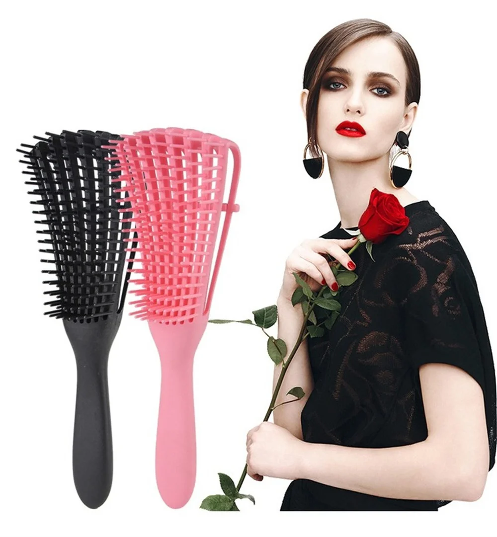 Adjust Detangling Hair Brush Pink Black Massage Wet Hair Comb Octopus Non-slip Comb Detangling Brush Kinky Wavy Thick Curly Hair
Adjust Detangling Hair Brush Pink Black Massage Wet Hair Comb Octopus Non-slip Comb Detangling Brush Kinky Wavy Thick Curly Hair