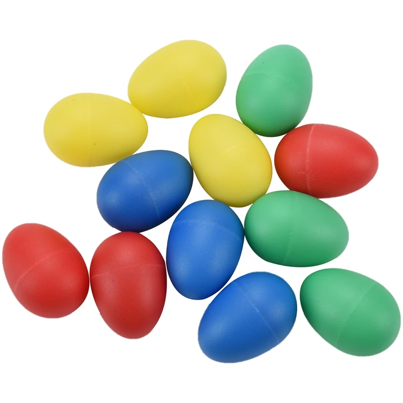 12Pcs Plastic Egg Shakers Set With 4 Different Colors,Percussion Musical Egg Maracas Child Kids Toys
12Pcs Plastic Egg Shakers Set With 4 Different Colors,Percussion Musical Egg Maracas Child Kids Toys