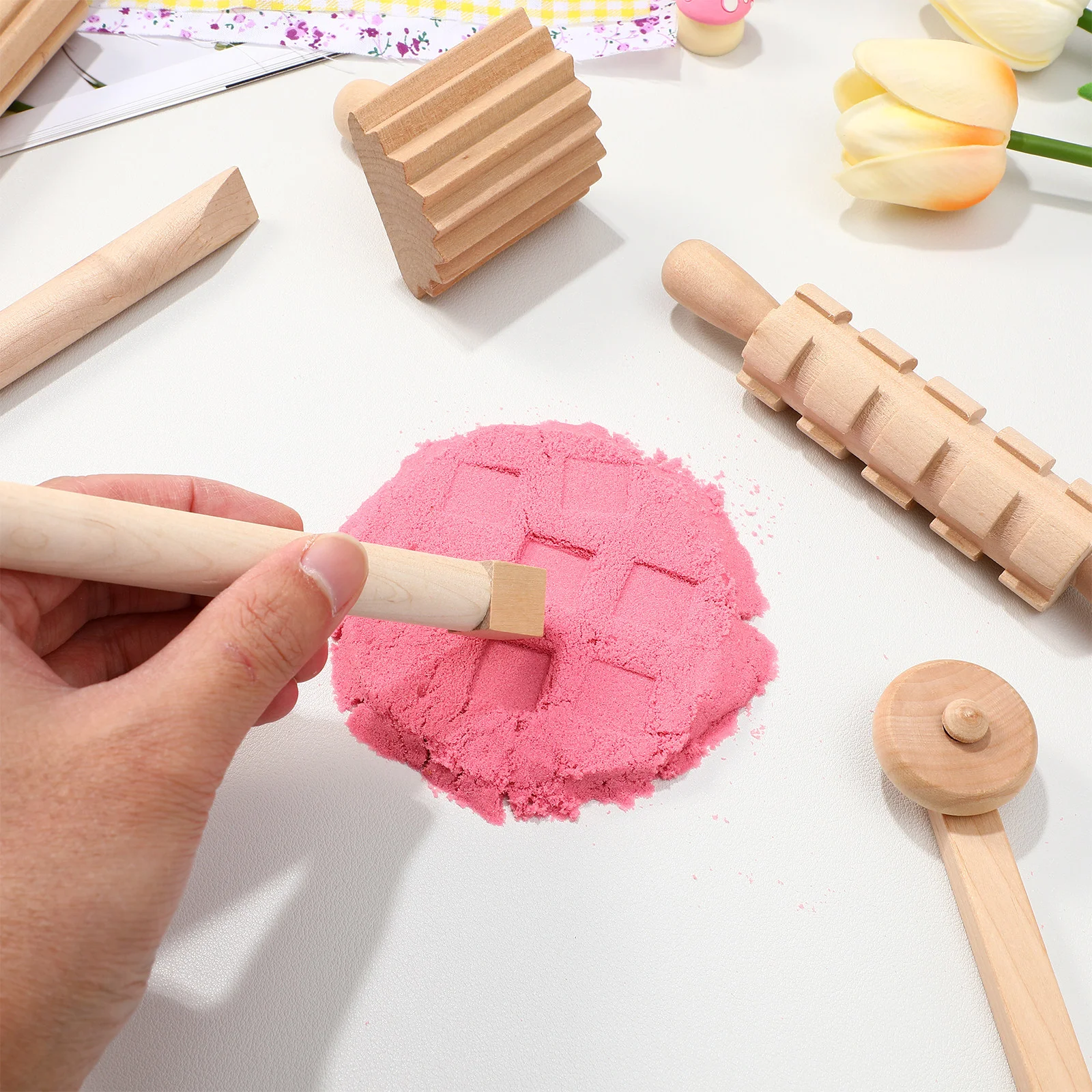 Plasticine Tools Wooden Handmade Clay Sculpting Children DIY Seal Sculpture Pottery Carving
Plasticine Tools Wooden Handmade Clay Sculpting Children DIY Seal Sculpture Pottery Carving