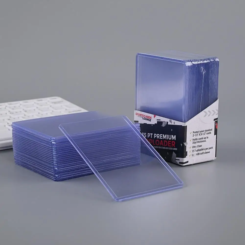 25Pcs/Set Card Sleeve Purple Scratch Resistant PVC TCG Trading Card Game Card Protector for Sport Card
25Pcs/Set Card Sleeve Purple Scratch Resistant PVC TCG Trading Card Game Card Protector for Sport Card