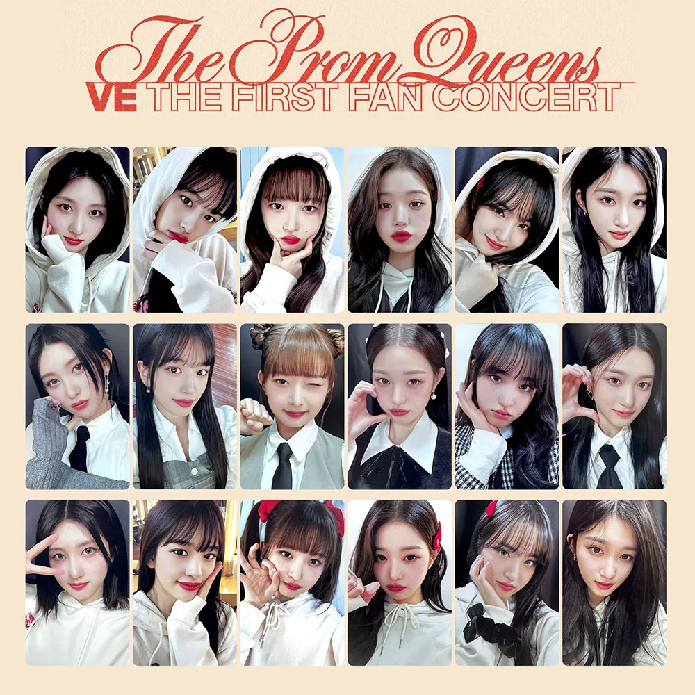 6Pcs/Set KPOP IVE The Prom Queens First Fan Concert Member Selfie LOMO Cards Gaeul Liz Yujin Photocards Fans Collectibles Gifts
6Pcs/Set KPOP IVE The Prom Queens First Fan Concert Member Selfie LOMO Cards Gaeul Liz Yujin Photocards Fans Collectibles Gifts