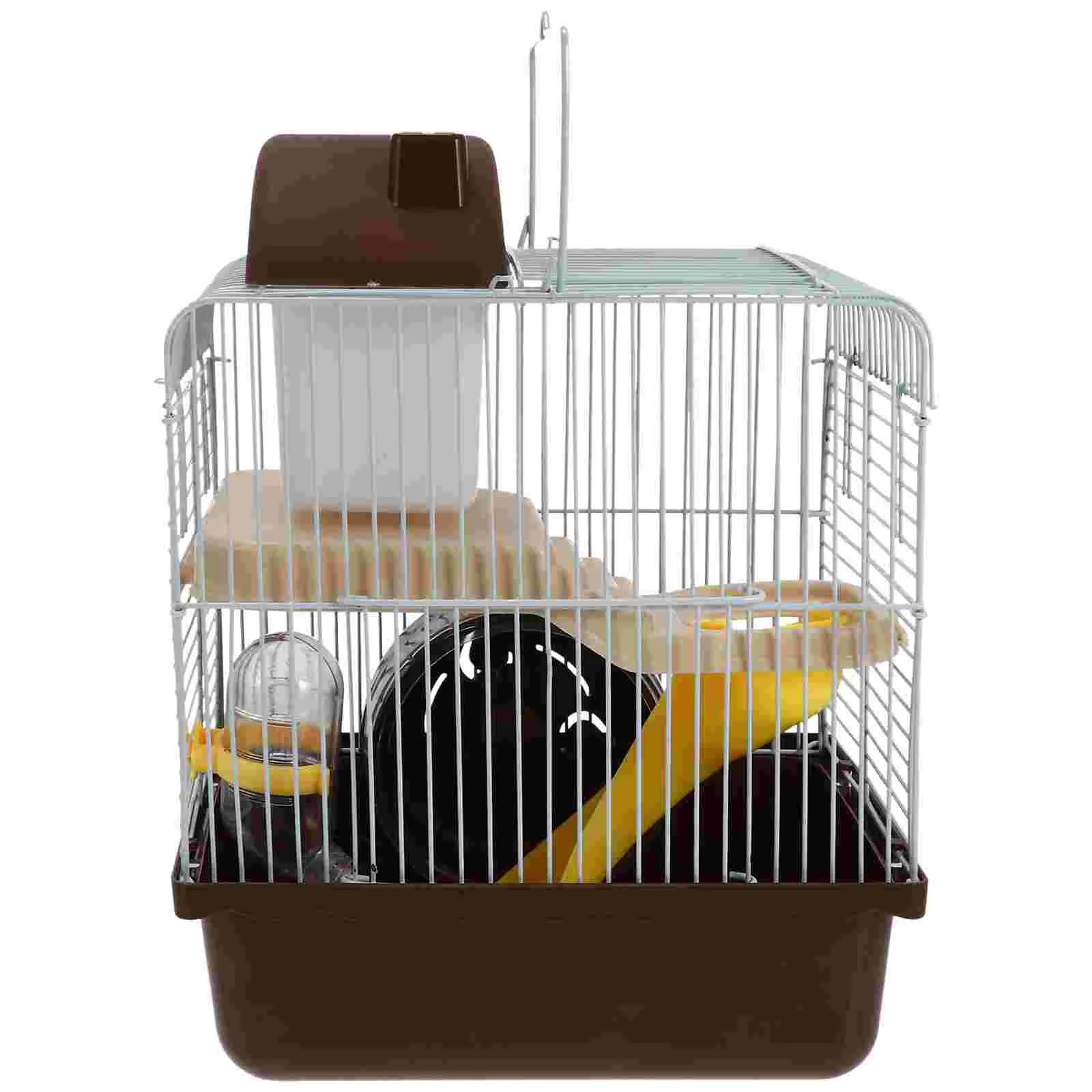 

Hamster Cage Small House Hut Rat Hideout Exercise Accessories Nest Automatic Waterer Pet Hedgehog Mouse