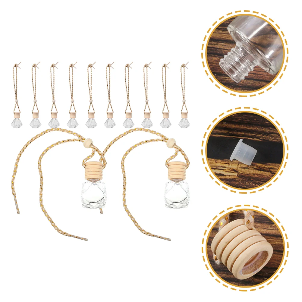 12 Pcs DIY Aromatherapy Bottle Perfume Compact Container Air Freshners Hanging Suspending Car Diffuser
12 Pcs DIY Aromatherapy Bottle Perfume Compact Container Air Freshners Hanging Suspending Car Diffuser