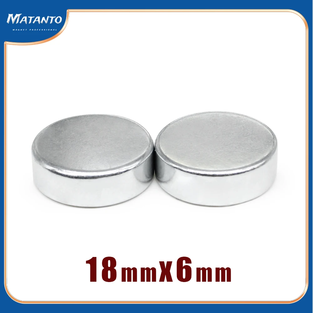 2/5/10/20/30PCS 18x6 Neodymium Disc Magnets 18x6mm Thick Cylinder Search Magnet Strong 18m*6 Round Permanent Neodymium Magnets
2/5/10/20/30PCS 18x6 Neodymium Disc Magnets 18x6mm Thick Cylinder Search Magnet Strong 18m*6 Round Permanent Neodymium Magnets