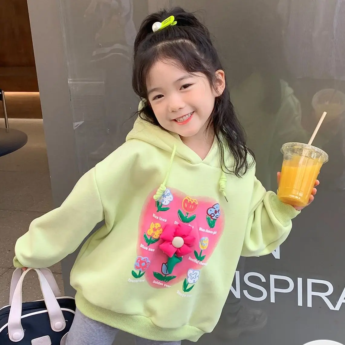Girls' Sweater Autumn Clothing New Fashionable Loose Children's Baby Autumn Thin Top Girl Hooded Clothes
Girls' Sweater Autumn Clothing New Fashionable Loose Children's Baby Autumn Thin Top Girl Hooded Clothes