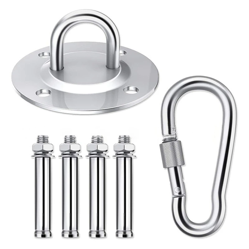 1Set Hammock Bracket Aerial Yoga Hanging Disk Spring Hanging Chair Accessories Silver Hanging Bracket
1Set Hammock Bracket Aerial Yoga Hanging Disk Spring Hanging Chair Accessories Silver Hanging Bracket